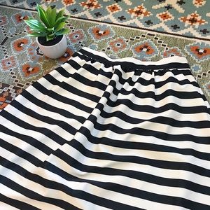 👠Stripey Midi Circle Skirt 👠